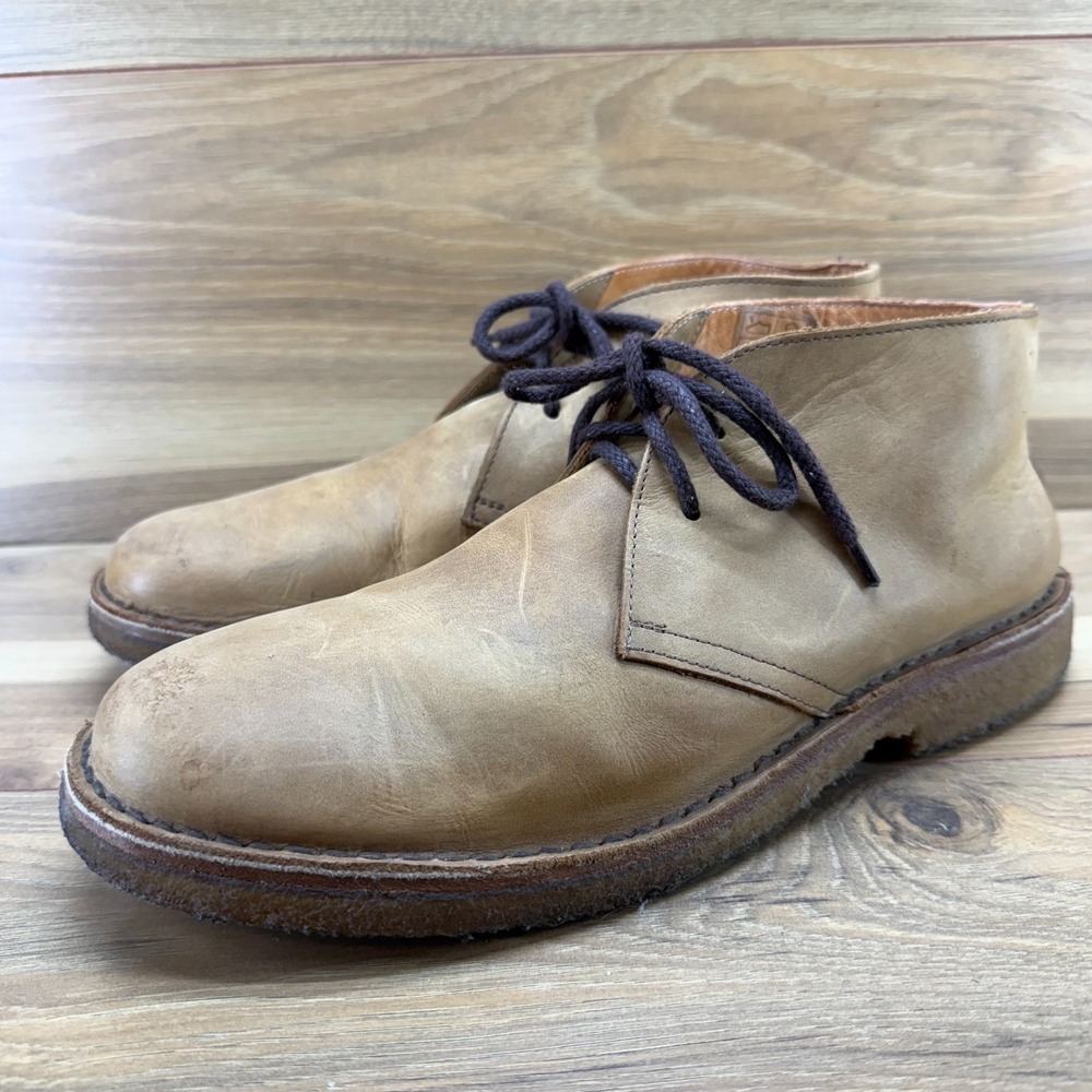 Astorflex Desert Chukka Boot Mens 10 EU 43 Tan Nubuck Leather Old Money Casual - Picture 3 of 12